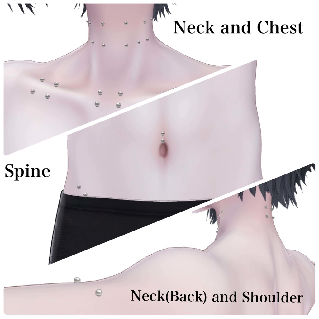 ★400→250 2/1まで★【無料版あり/18アバター対応】ボディピアス