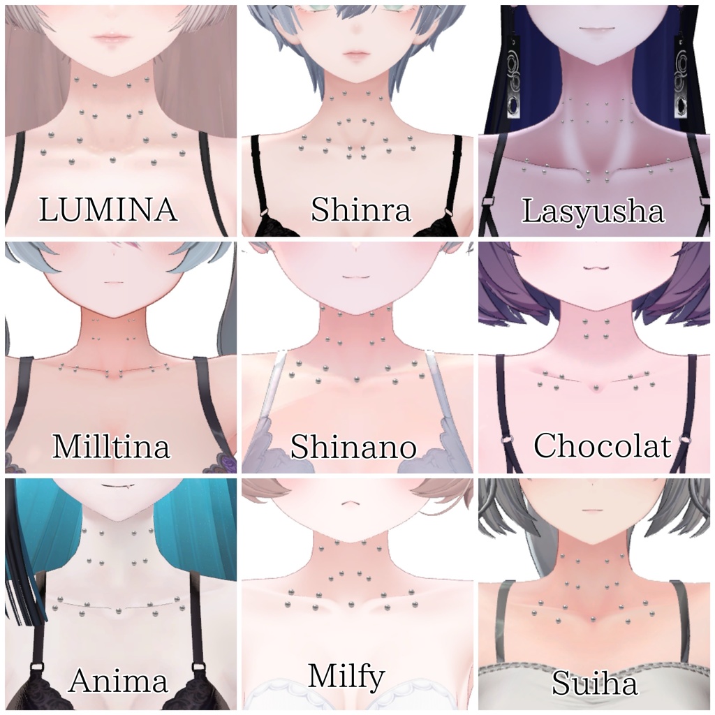 ★400→250 2/1まで★【無料版あり/18アバター対応】ボディピアス