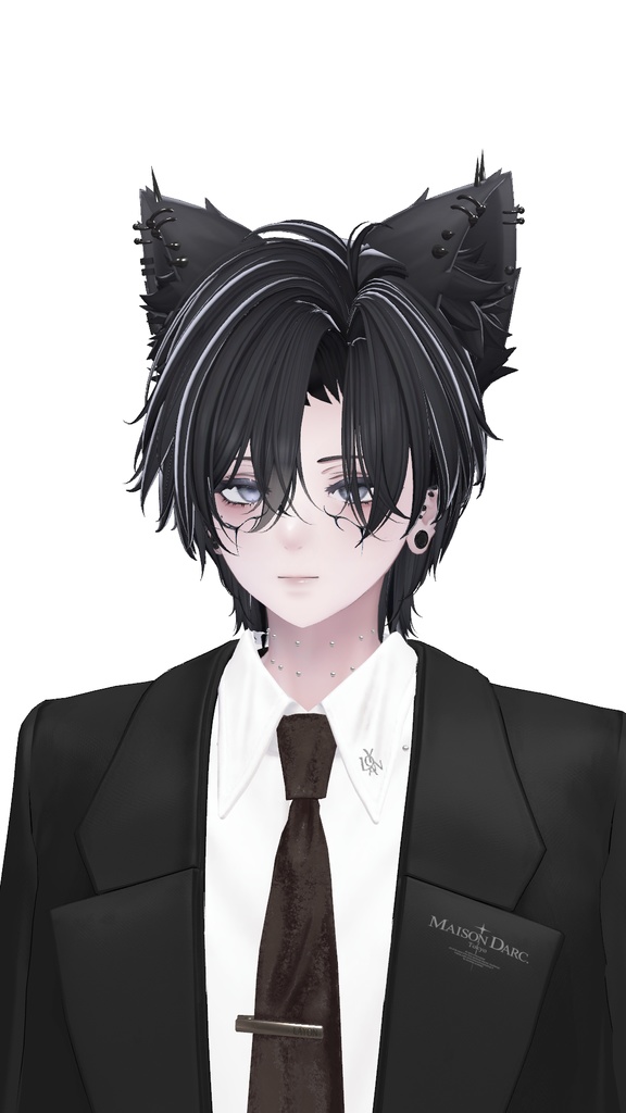 ✨2/11まで泣夜版無料✨【Alué&泣夜】ケモ耳ピアスセット