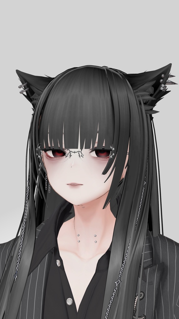 【Alué(アルエ)】シンプルケモ耳ピアスセット