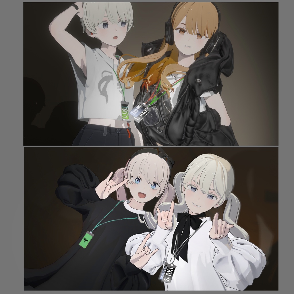 【FreeSize】Access-Util / VRC向けネームプレート・名札