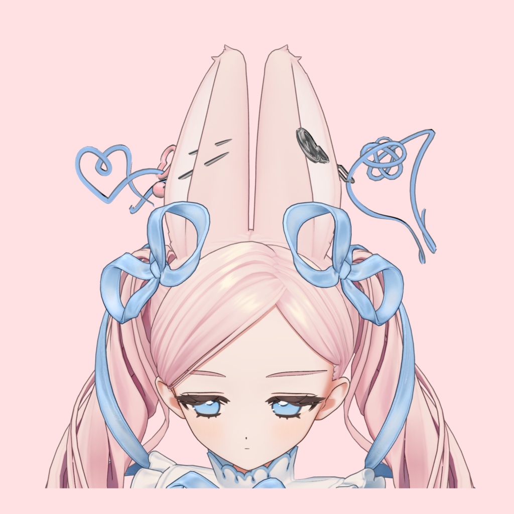 【Fyuett専用】HeartlyKnot/ケモ耳ピアス