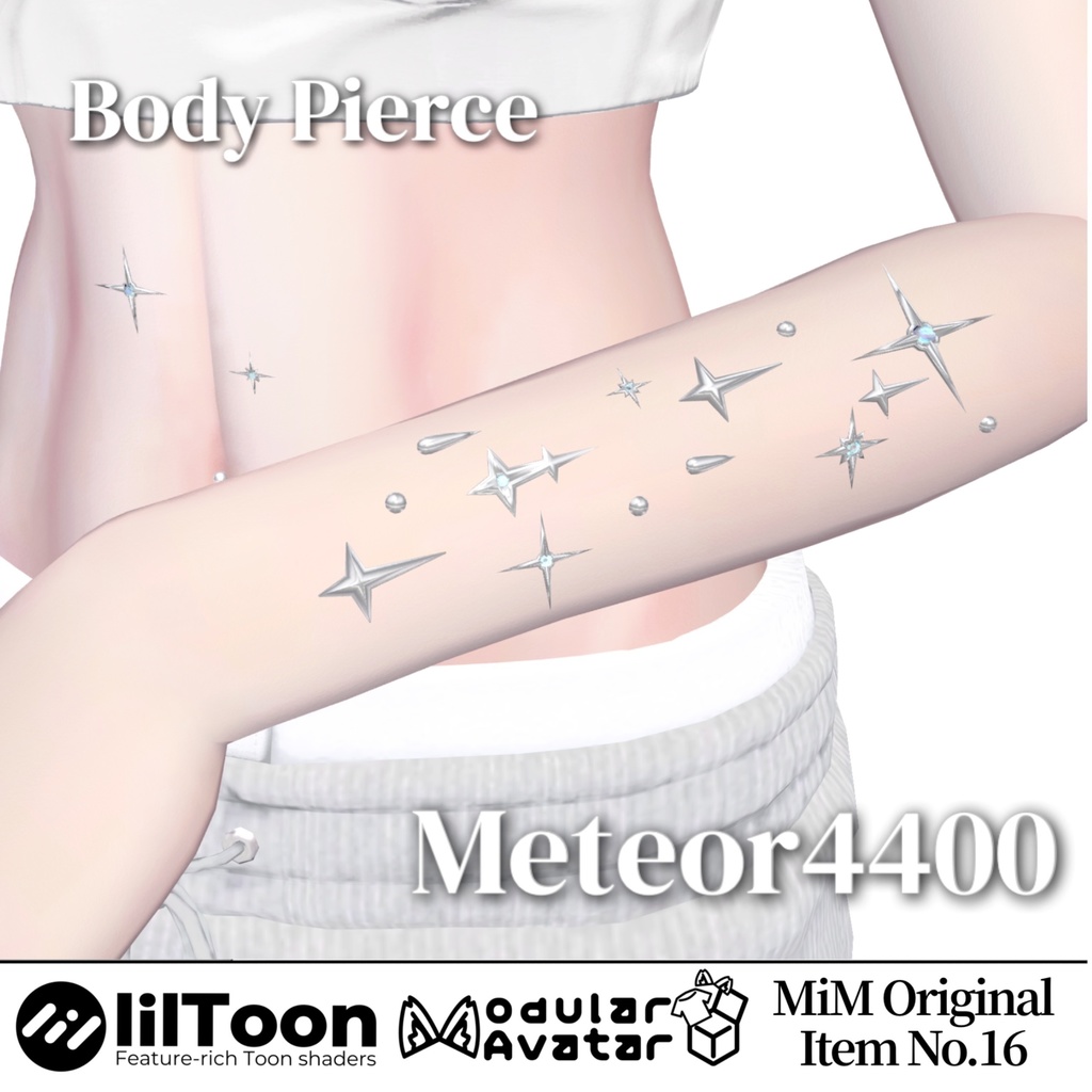 【15アバター対応】Meteor4400 / Body Pierce