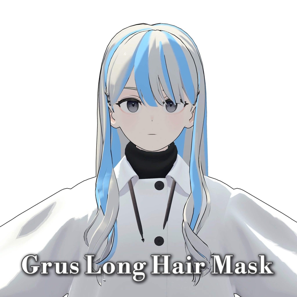 【Free】Grus Long Hair MeshMask