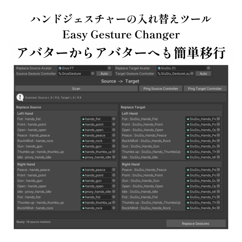 Facial State Editor【Unity Tool】 #MiM_vrc