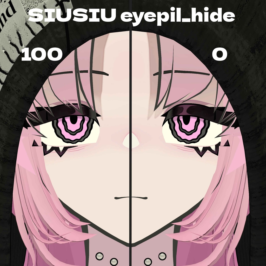 10アバター対応 WaveEye #MiM_vrc【Texture】