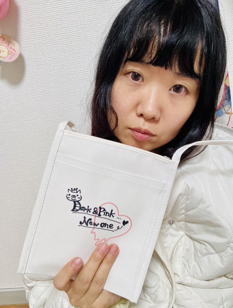 Dark&Pink..Newone サコッシュ。