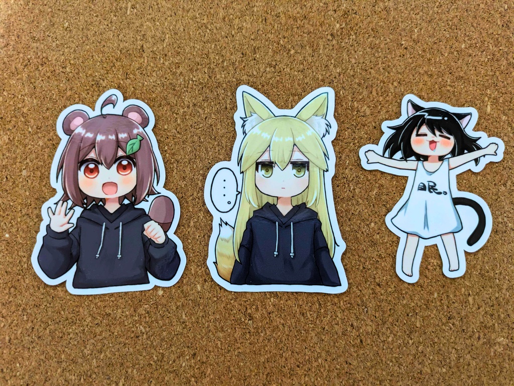 けもっこステッカー