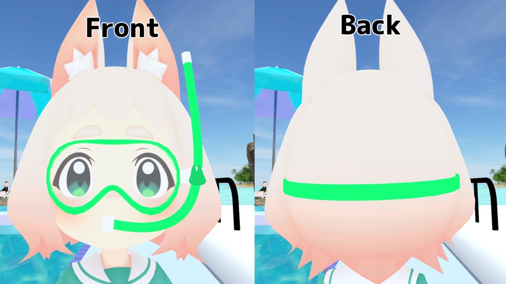 こんちゃんシュノーケル