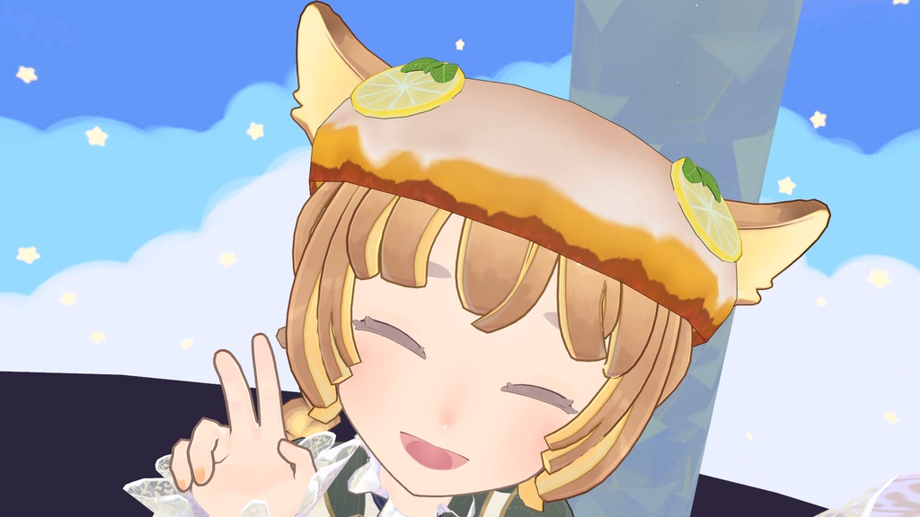 ウィークエンドちゃん想定「シトロンベレー帽」