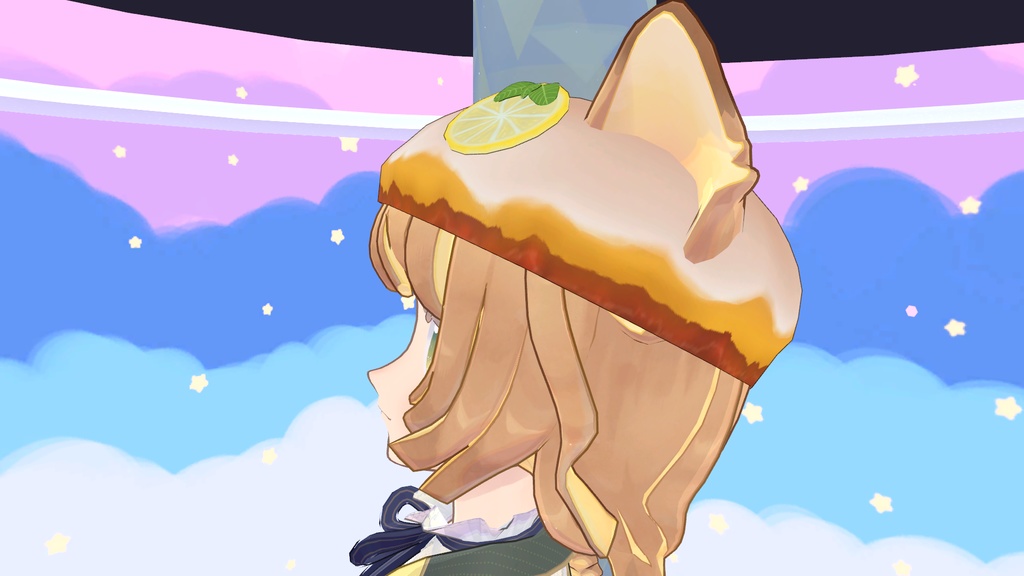 ウィークエンドちゃん想定「シトロンベレー帽」