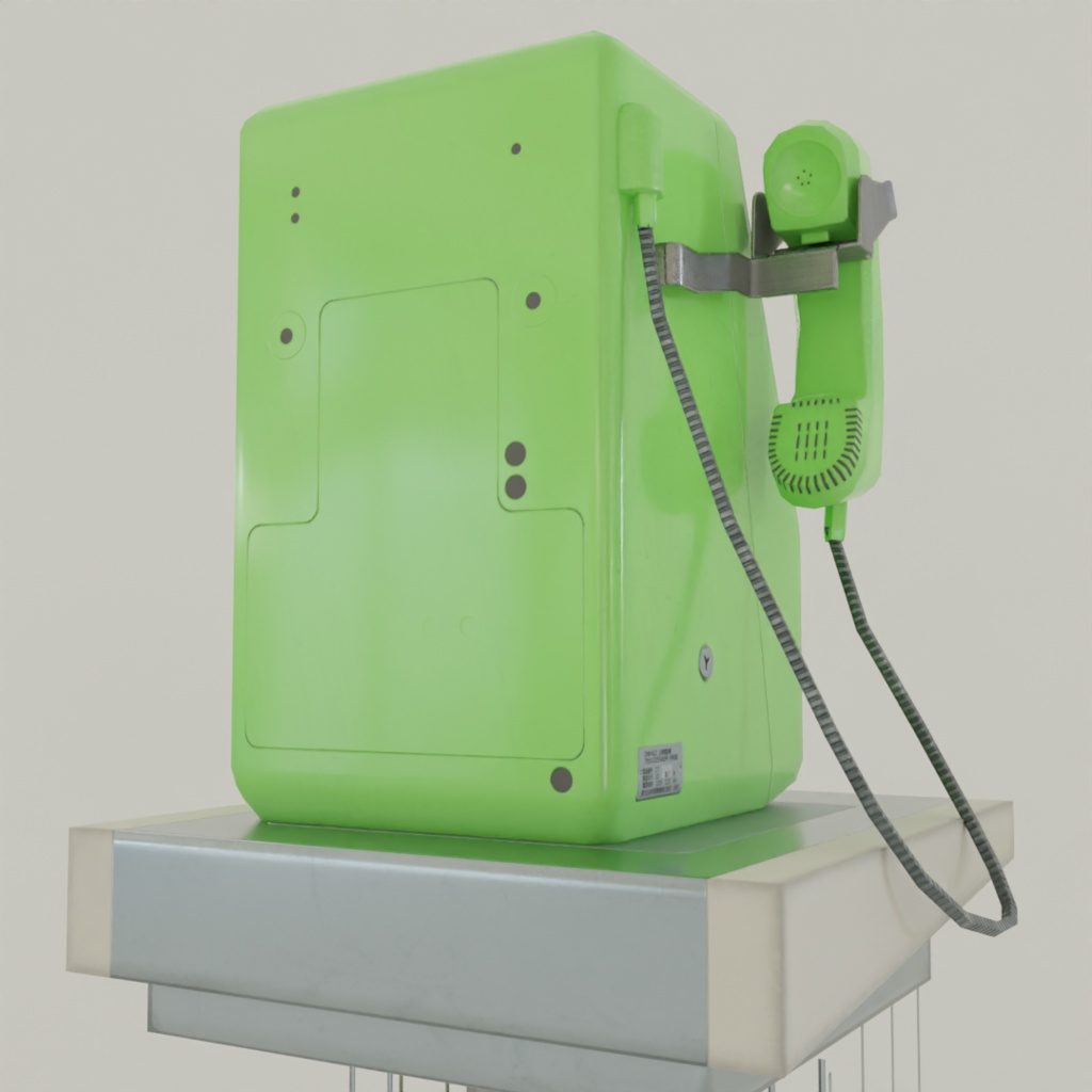 デジタル公衆電話 -Digital LCD public telephone-