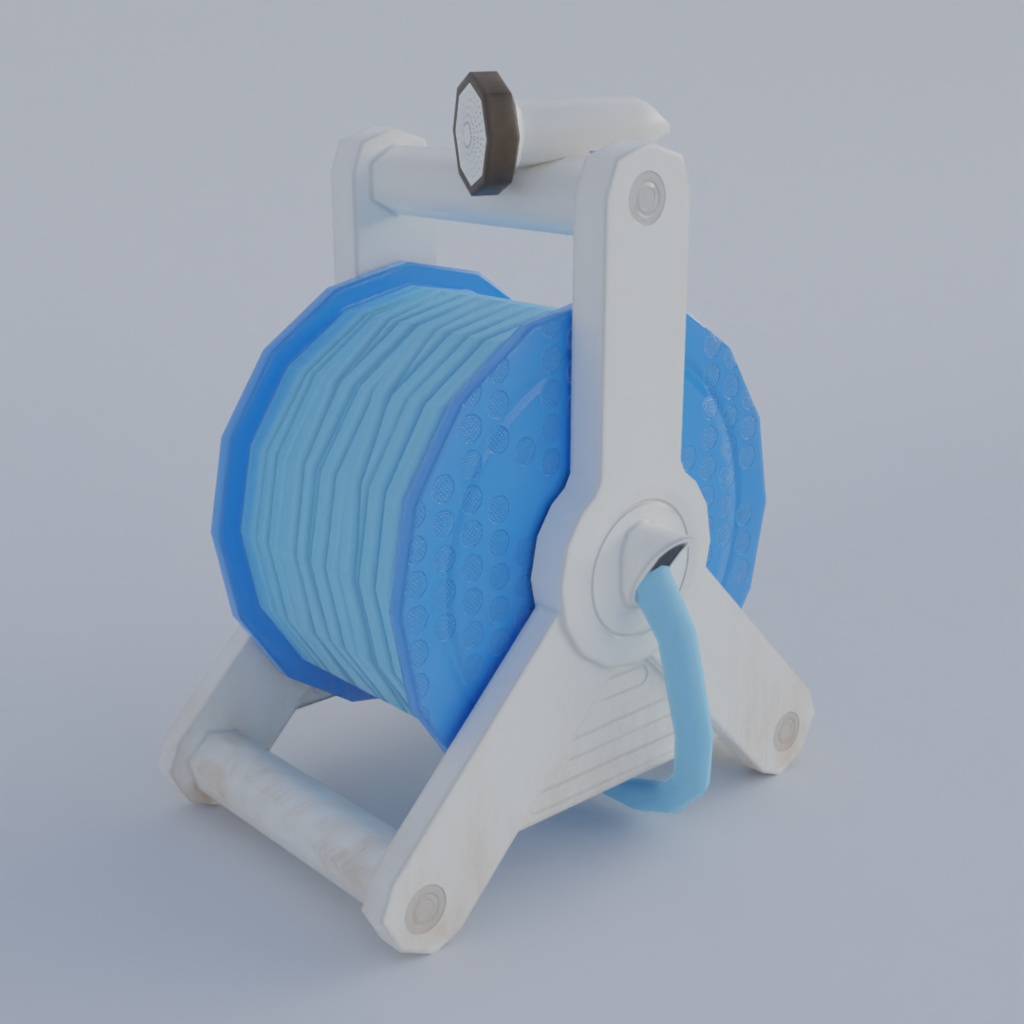 ホースリール、グリップガーデンシャワー付き -Hose Reel with Grip Garden Shower-