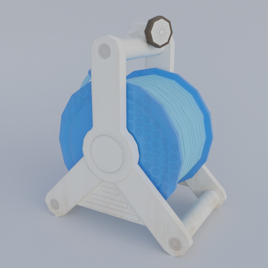 ホースリール、グリップガーデンシャワー付き -Hose Reel with Grip Garden Shower-