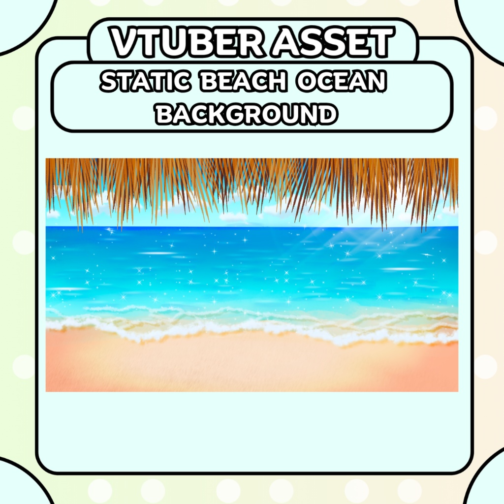 Beach Ocean Summer Vtuber Background | ビーチ 海洋