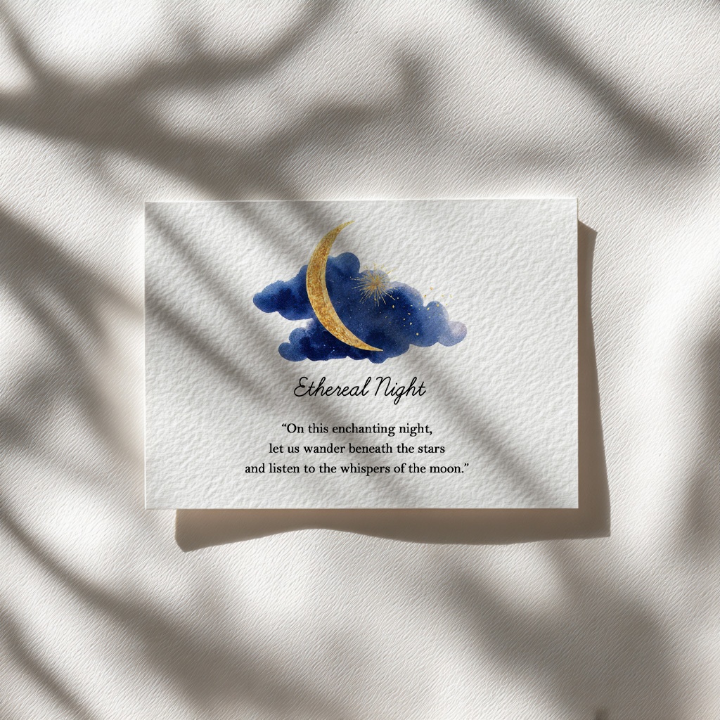 【商用OK】幻想的な水彩 宇宙イラスト素材 Vol.1|星・月・雲・惑星のPNGセット