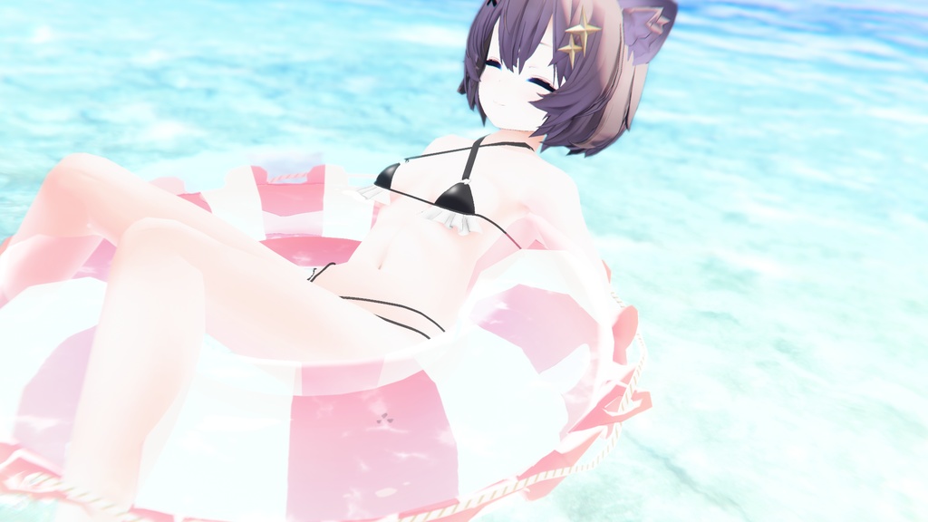 Ashちゃん(アッシュちゃん)用 フリル付き マイクロビキニ(+セフィラちゃん対応)