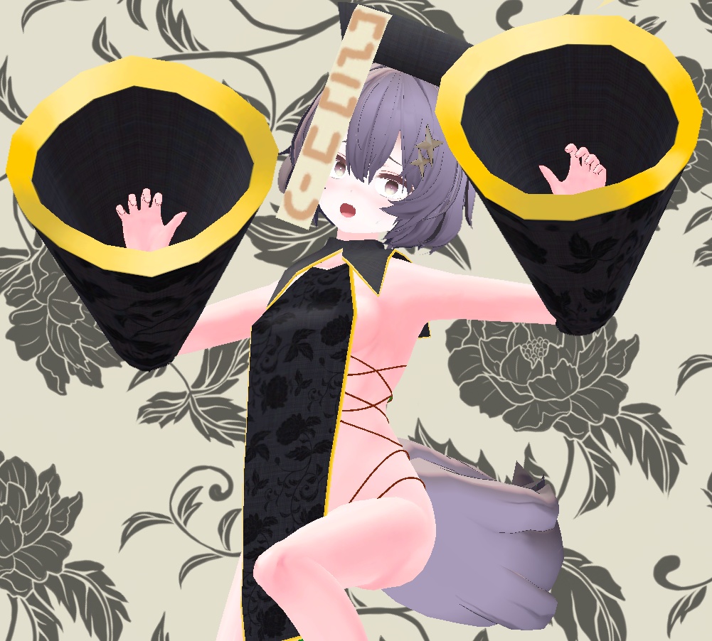 Ash(アッシュ)ちゃん用 キョンシーコス