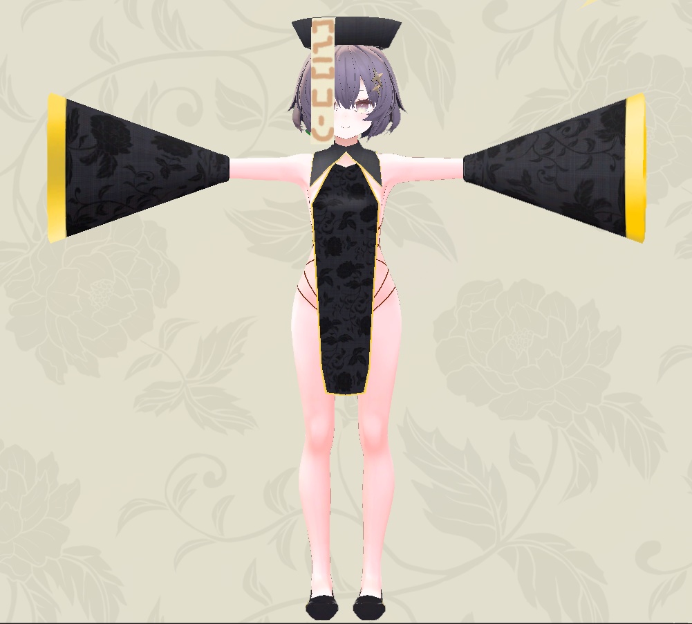 Ash(アッシュ)ちゃん用 キョンシーコス