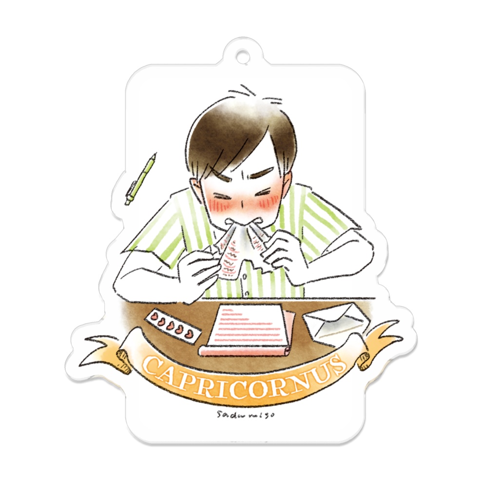 アクリルキーホルダー　山羊座