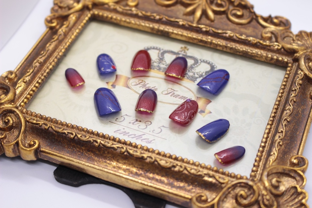 【twst】ポムフィオーレ【モチーフネイル】