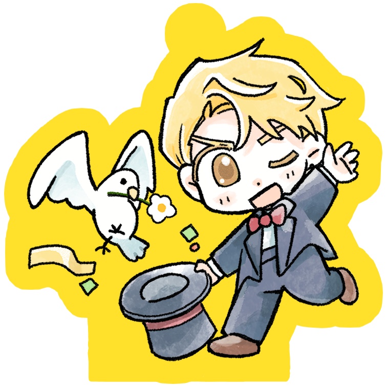 アクリルキーホルダー 黄色