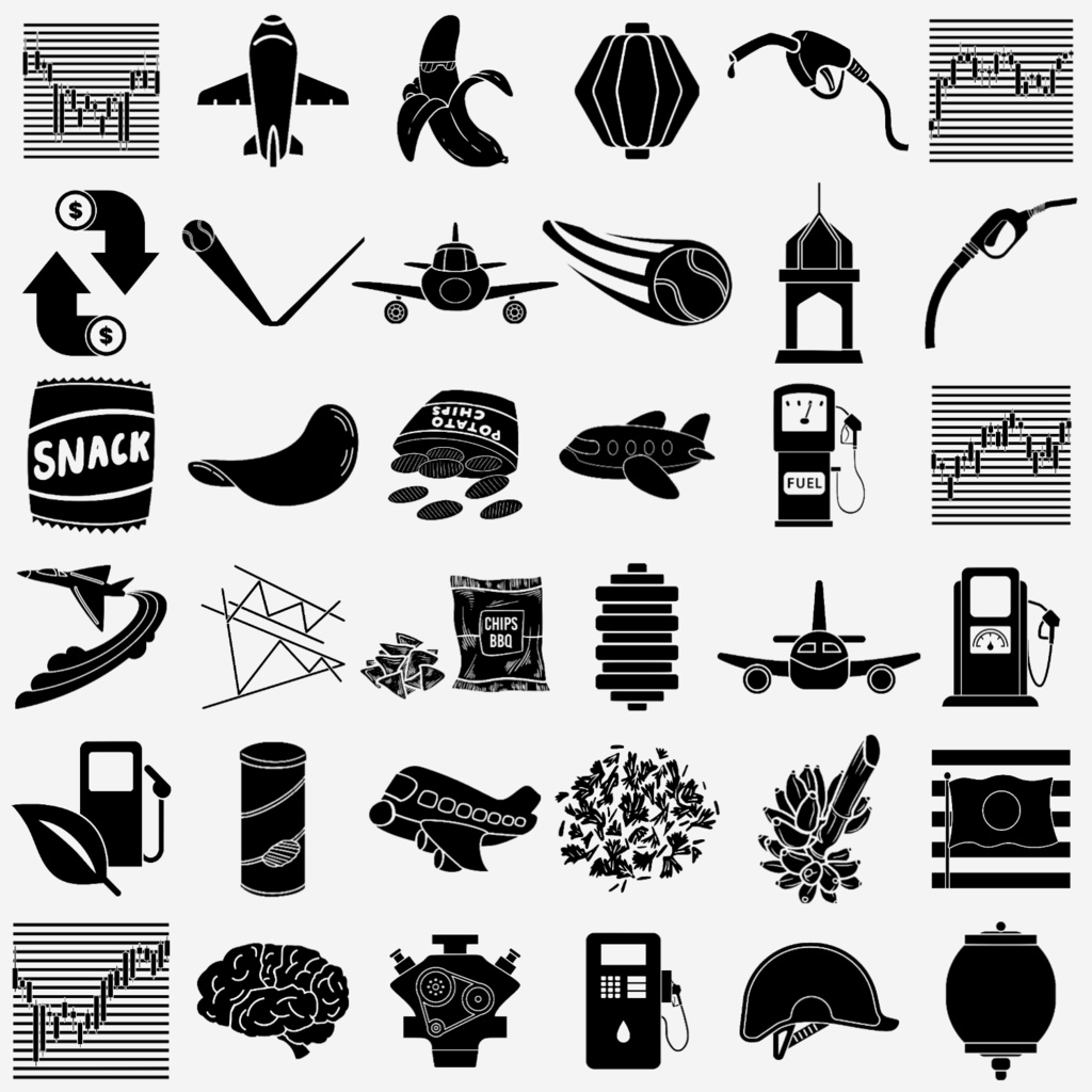 252 のデザイン バンドル アイコン ロゴ、シルエット イラストなど