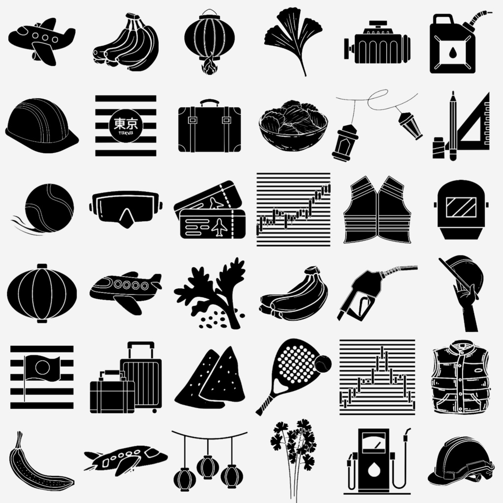 252 のデザイン バンドル アイコン ロゴ、シルエット イラストなど