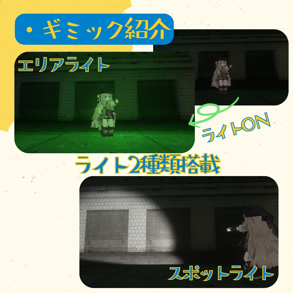 Kip-Boy【VRChat想定】ギミック付きアクセサリー