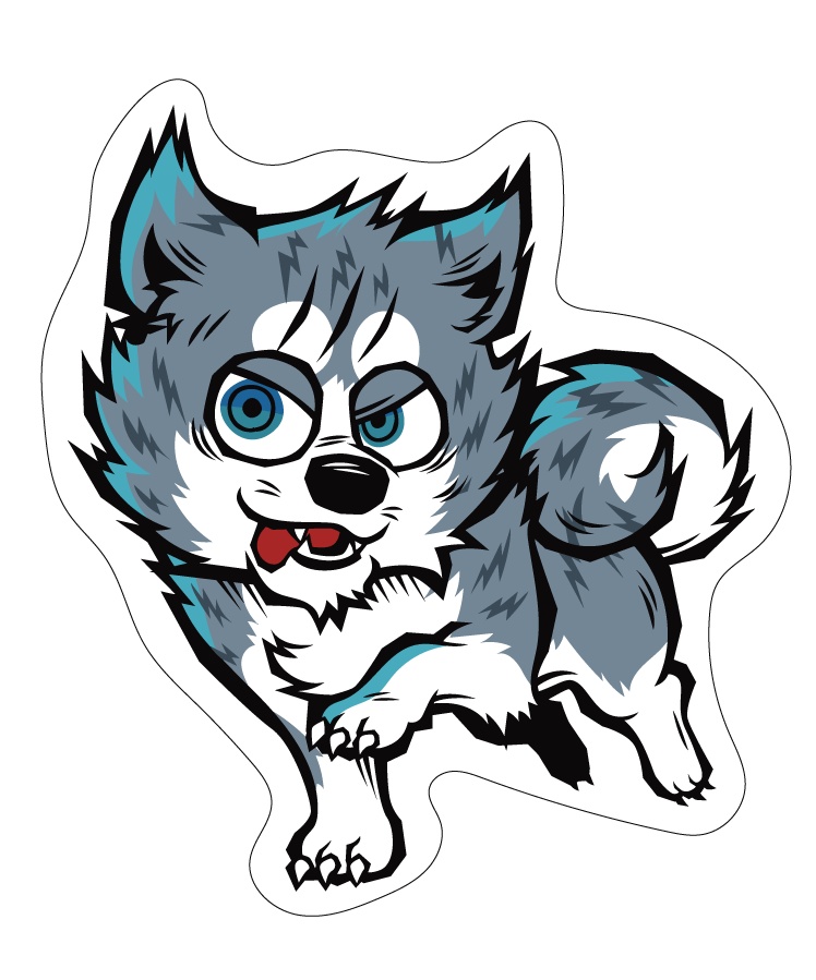 ステッカー●銀