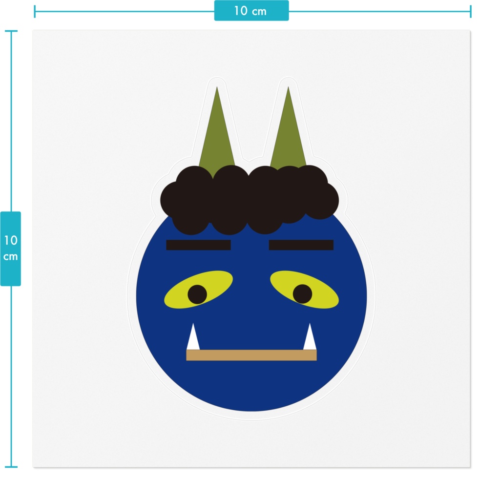 Onisanステッカー 100mm×100mm