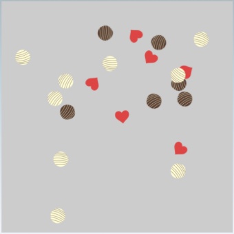 【無料あり】はねる・ココフォリア用チョコ素材