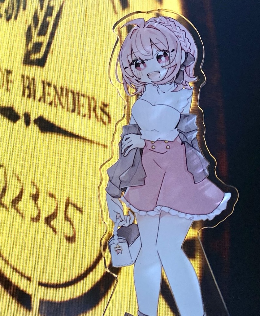 「桃華のおでかけコーデ」アクリルスタンド(12cmくらい)