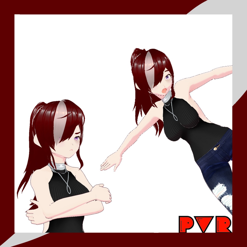 Original 3D vrm model (Ru) VRChat/Vtuber