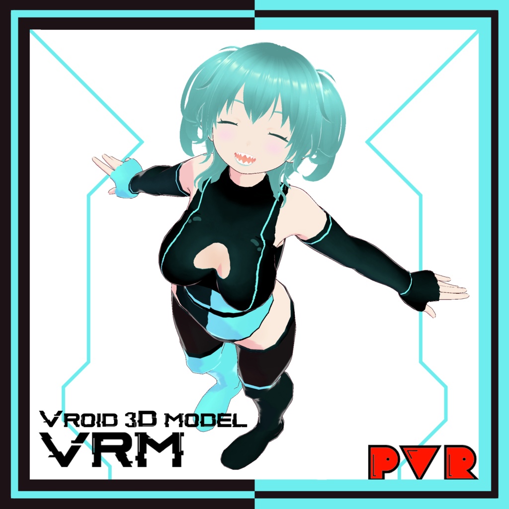 Original 3D vrm model (CyAnn) VRChat/Vtuber