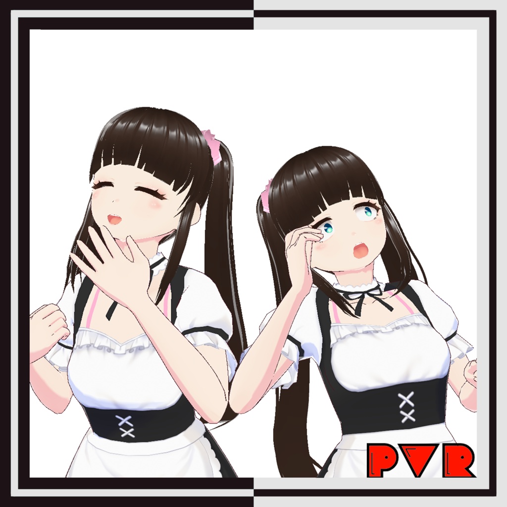 Original 3D vrm model (Lilly) VRChat/Vtuber
