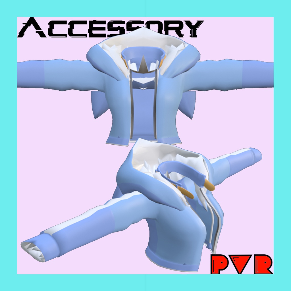 Light blue Jacket (Jacket & hood only)