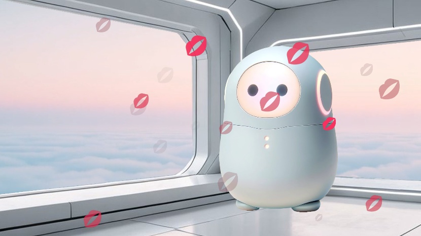💋キスマークがふわっと出現して消えるOBSエフェクト