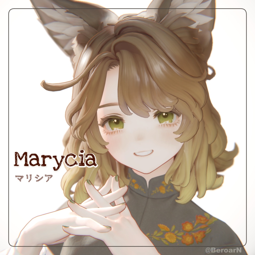 発売記念SALE ✧ Marycia マリシア - オリジナル3Dモデル #Marycia3D