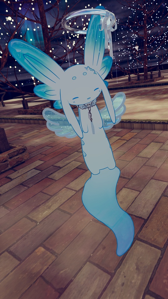 【VRC想定】動く!羽型ヘアピン