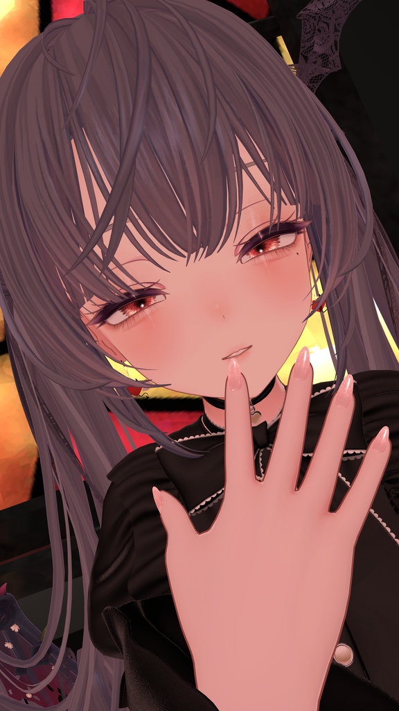 【VRC想定】PhysBone設定済み!!天使・悪魔ピアス