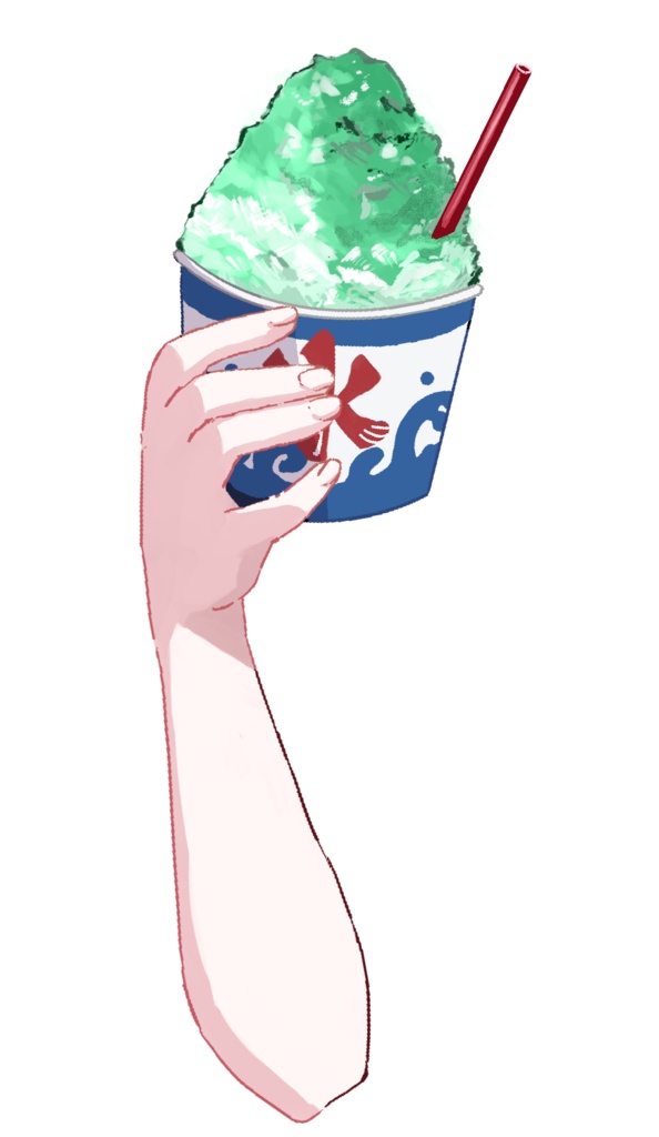 【配信向け】夏っぽい手素材【Vtuber】
