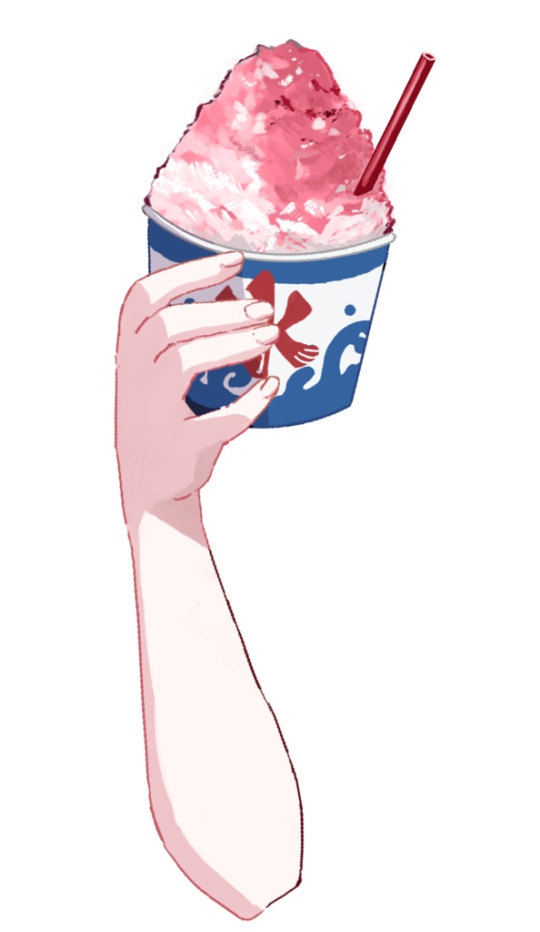 【配信向け】夏っぽい手素材【Vtuber】