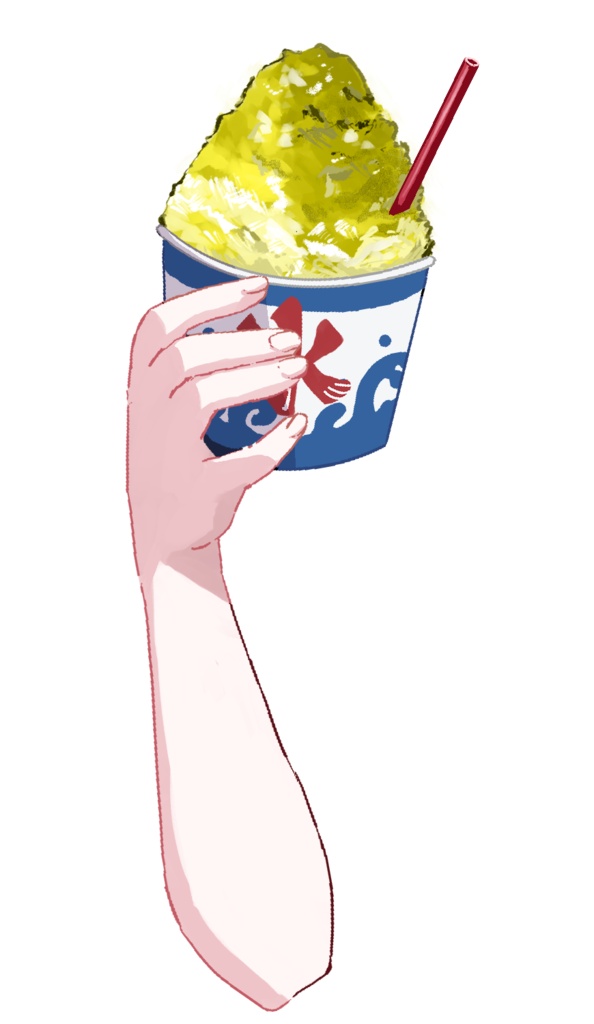 【配信向け】夏っぽい手素材【Vtuber】