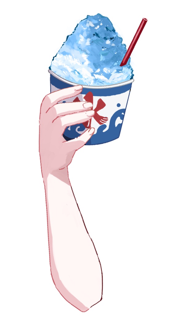 【配信向け】夏っぽい手素材【Vtuber】