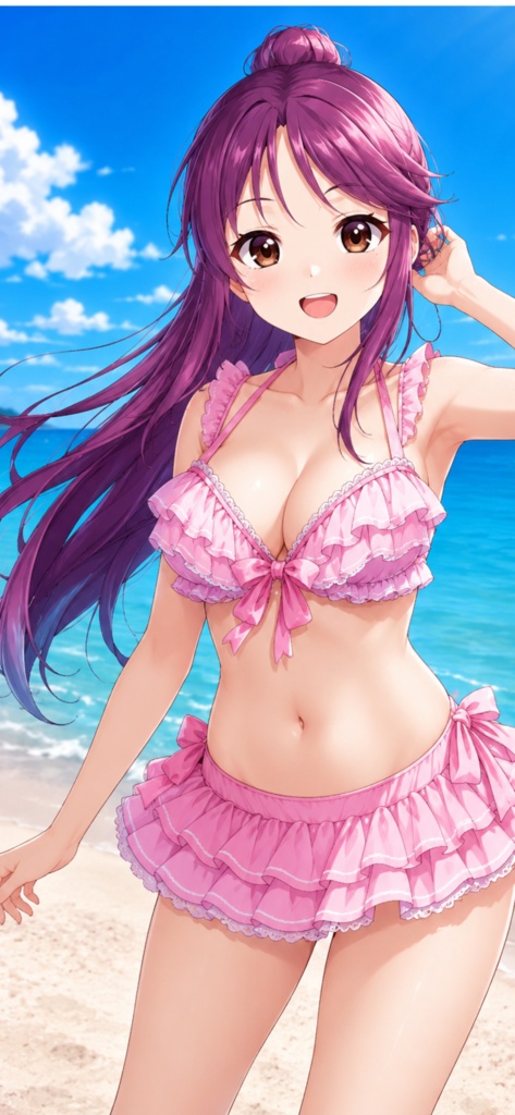 両面水着抱き枕（クッション付き）