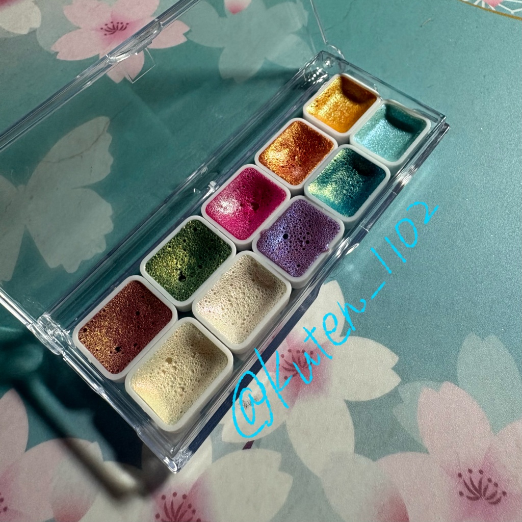 カメレオン絵の具10色セット　ver.2 氷石シリーズ