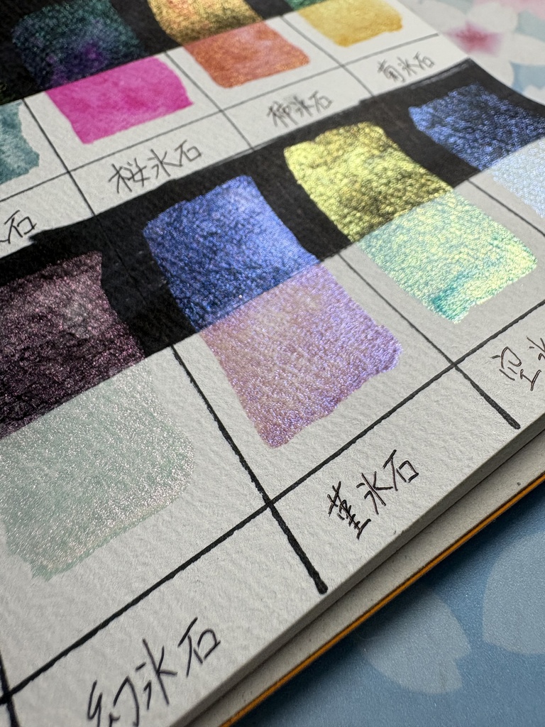 カメレオン絵の具10色セット ver.2 氷石シリーズ