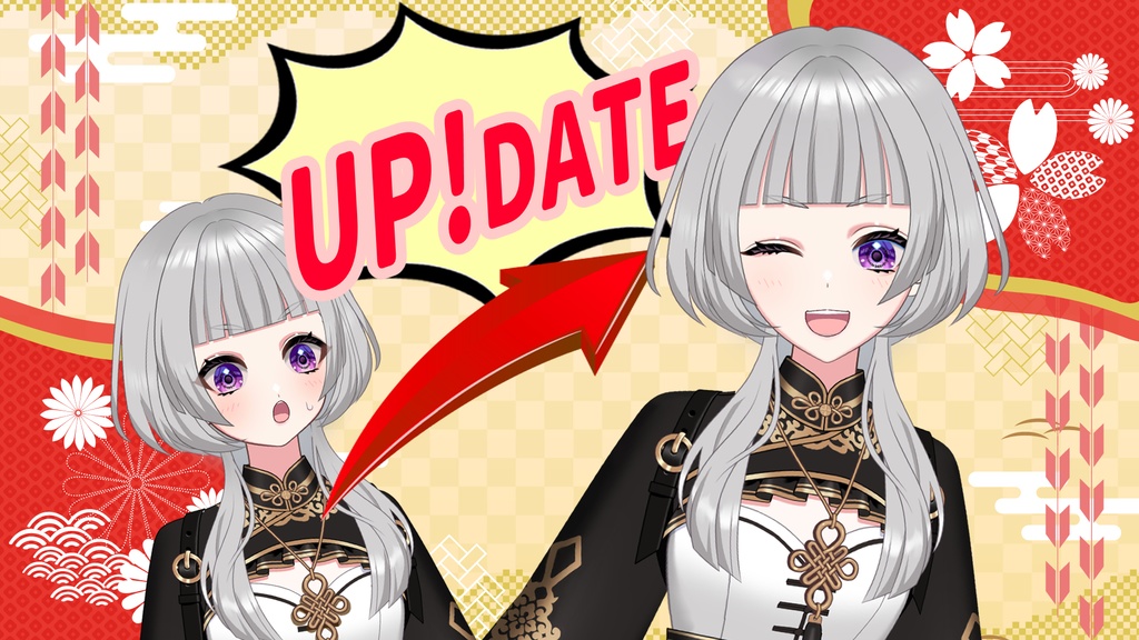 【汎用モデル】2024年 干支系女子 辰年ガール