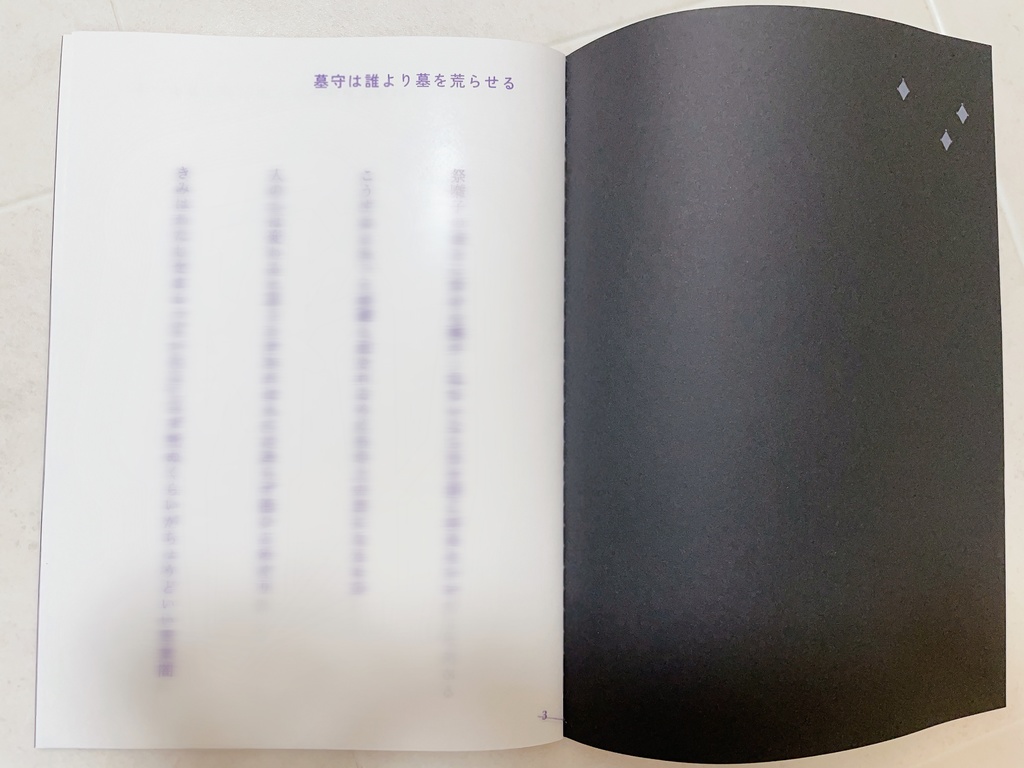 個人誌『スパンコール』